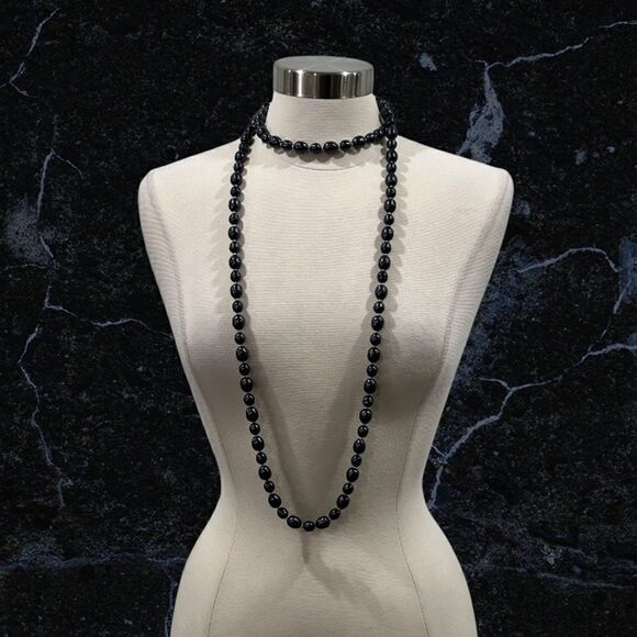 Charter Club Gold-Tone Imitation Pearl Strand Necklace 60” - Picture 3 of 12